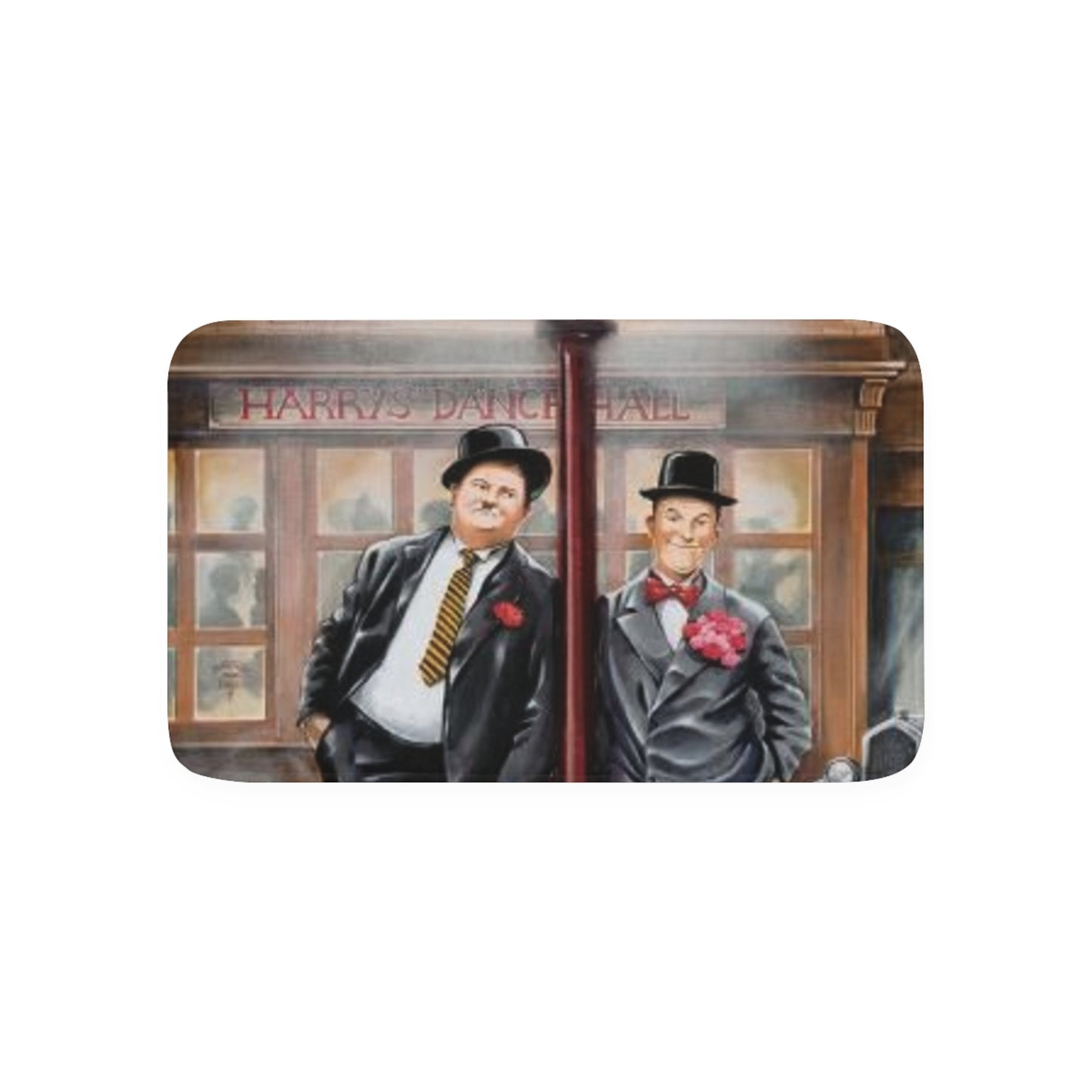 Bath Mat...Laurel & Hardy