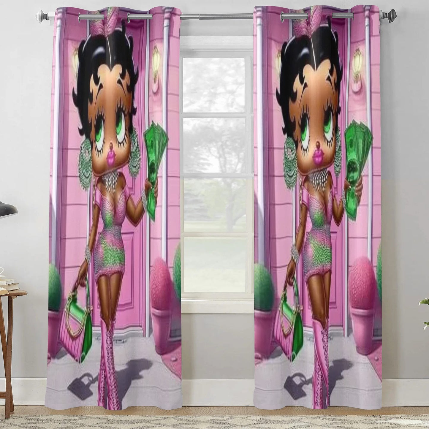 Window Curtains (2 PCS)...Betty w/Money