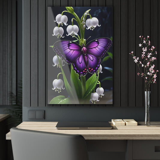 Acrylic Prints...Purple Butterfly