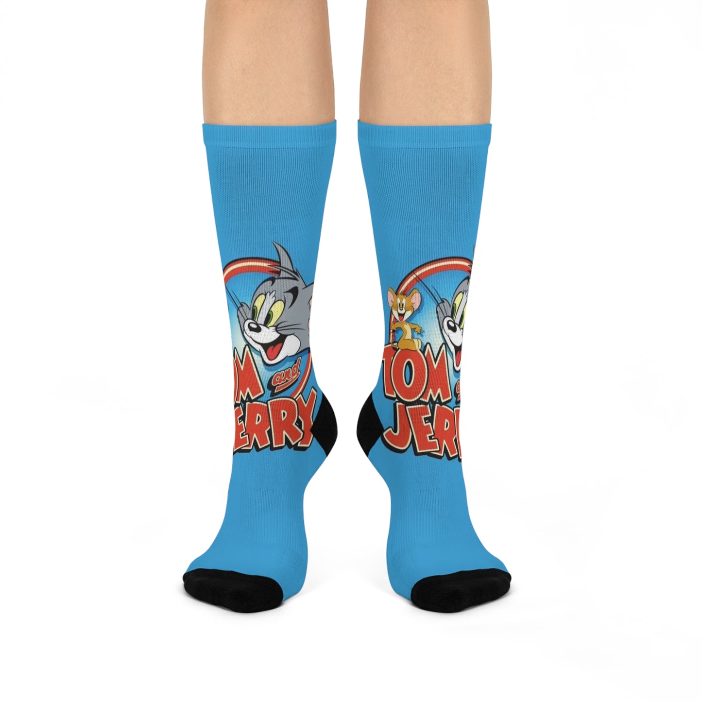 Men Crew Socks...Tom and Jerry