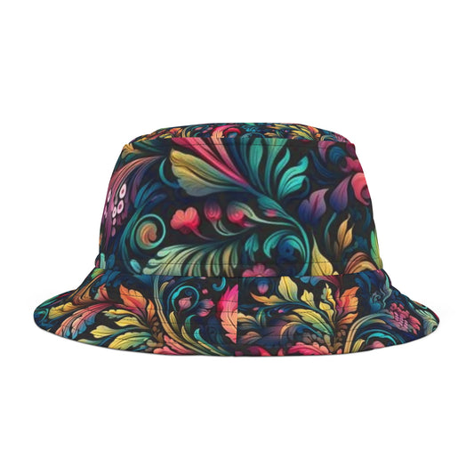 Bucket Hat...Dark Floral