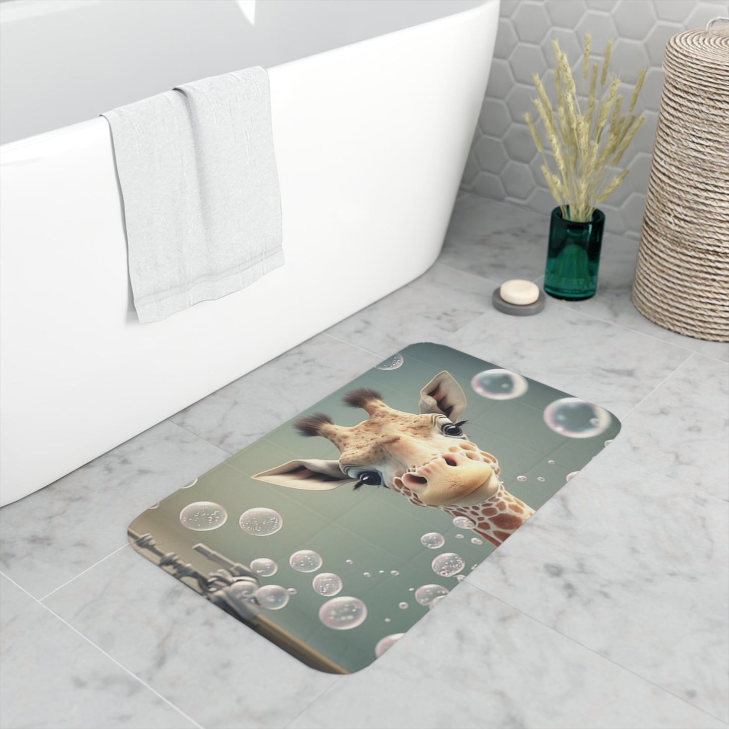 Bath Mat...Baby Giraffe