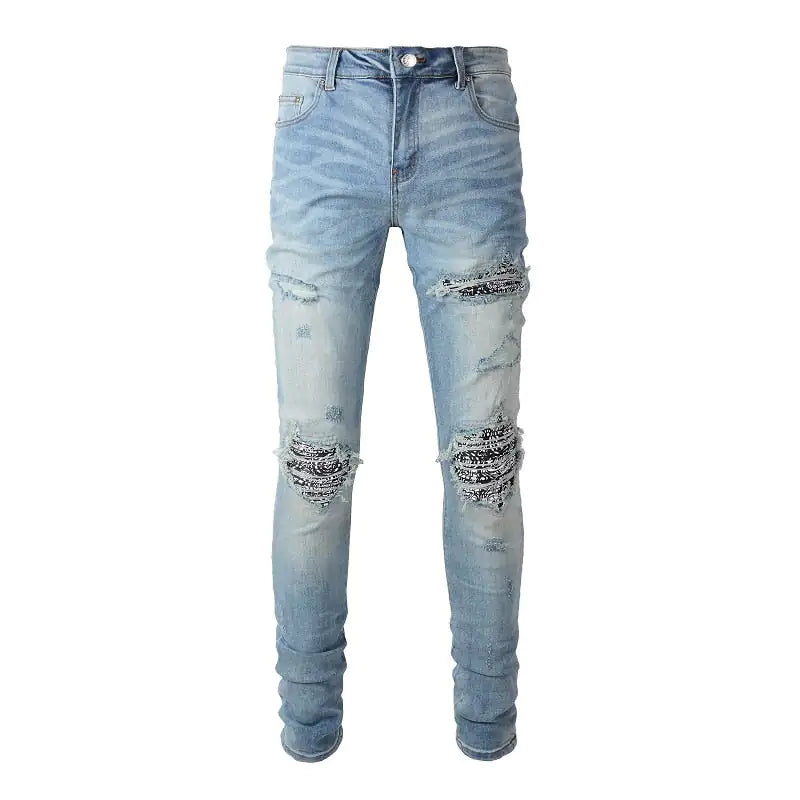 Men's Jeans...Bandanna Ripped