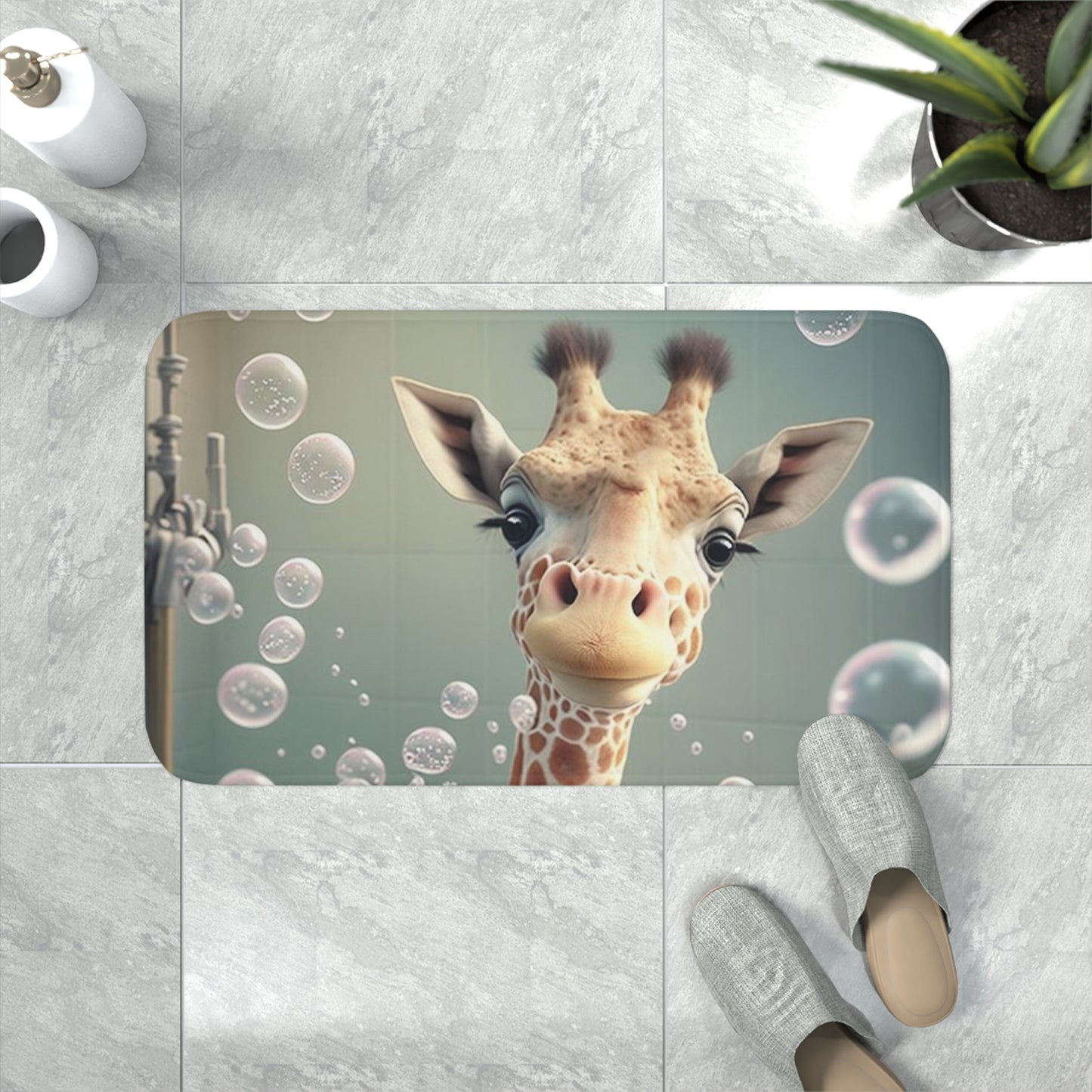 Bath Mat...Baby Giraffe