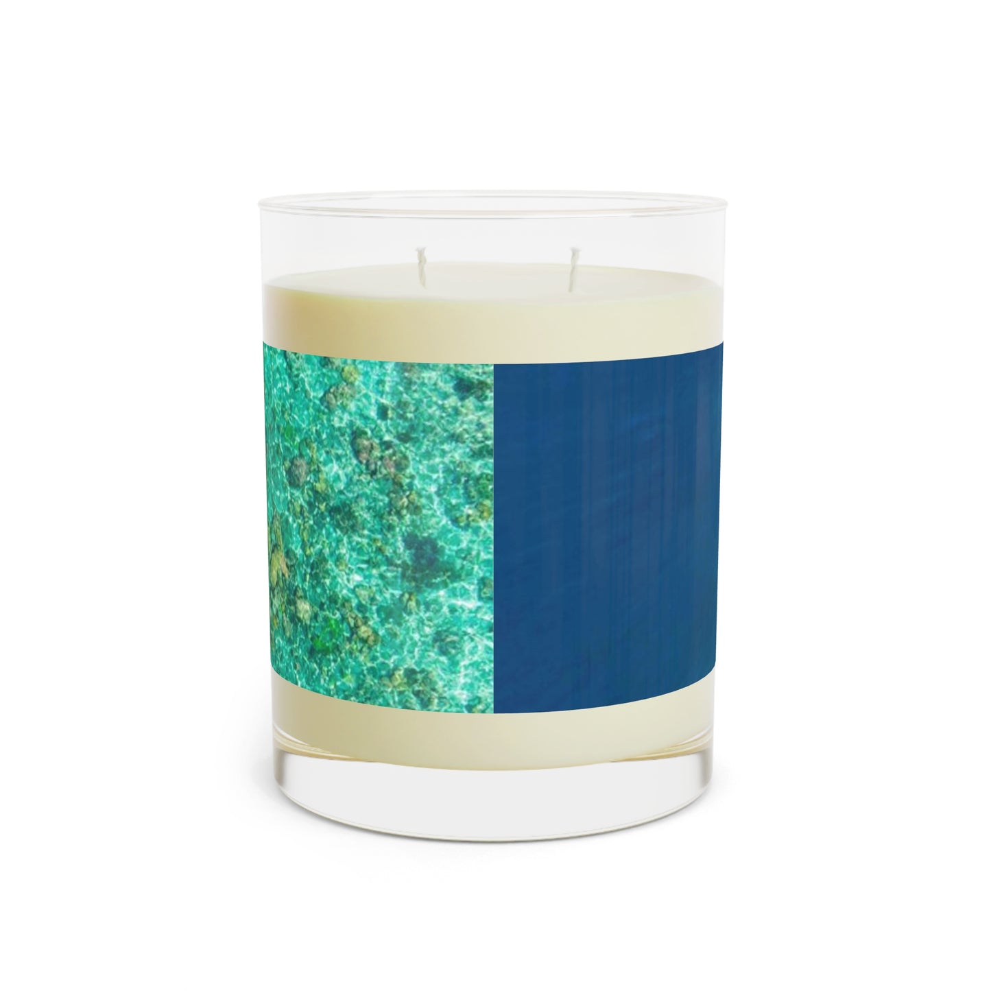 Ocean Mist and Moss Scented Candle - Full Glass, 11oz