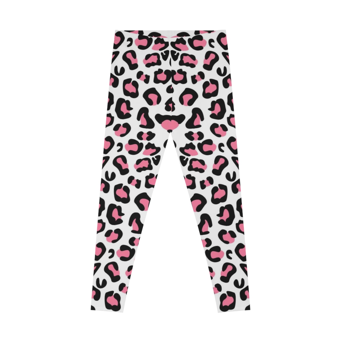 Women's Stretchy Leggings...Pink Leopard
