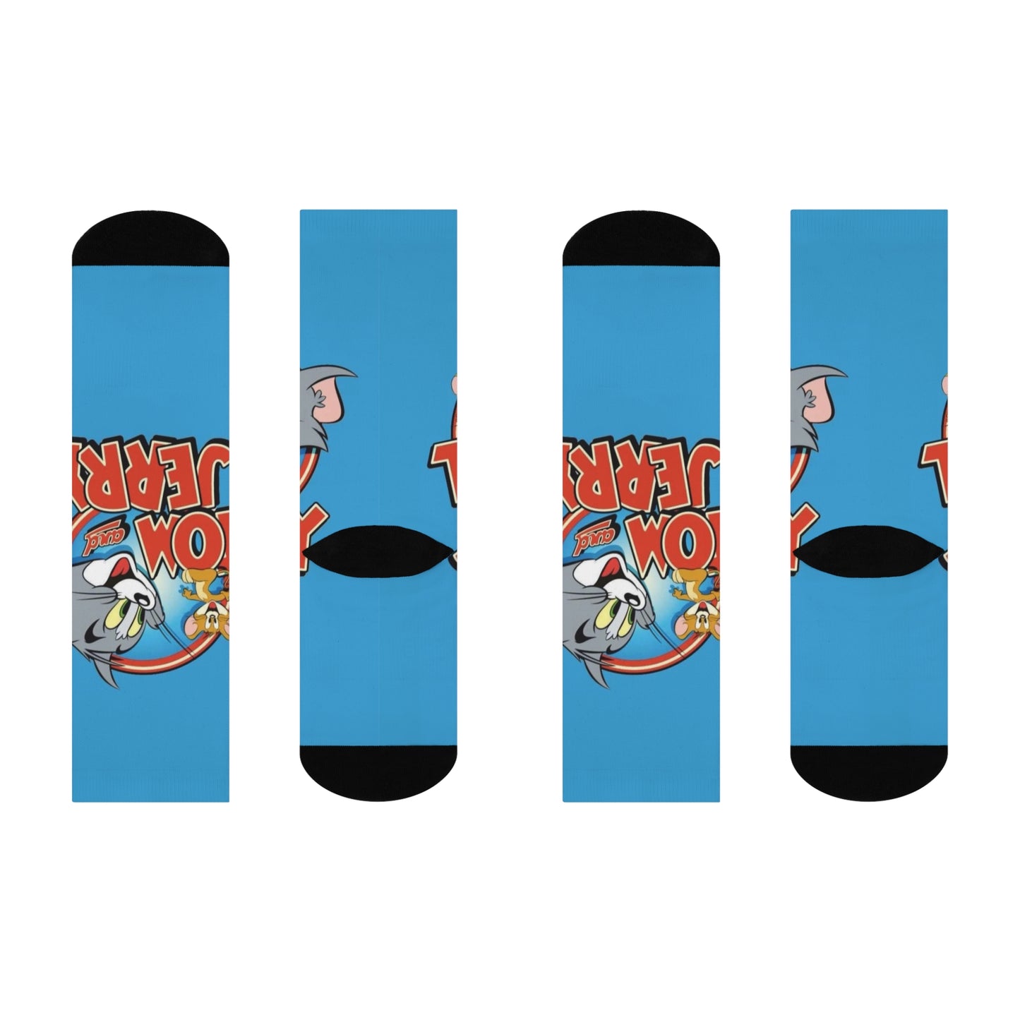 Men Crew Socks...Tom and Jerry