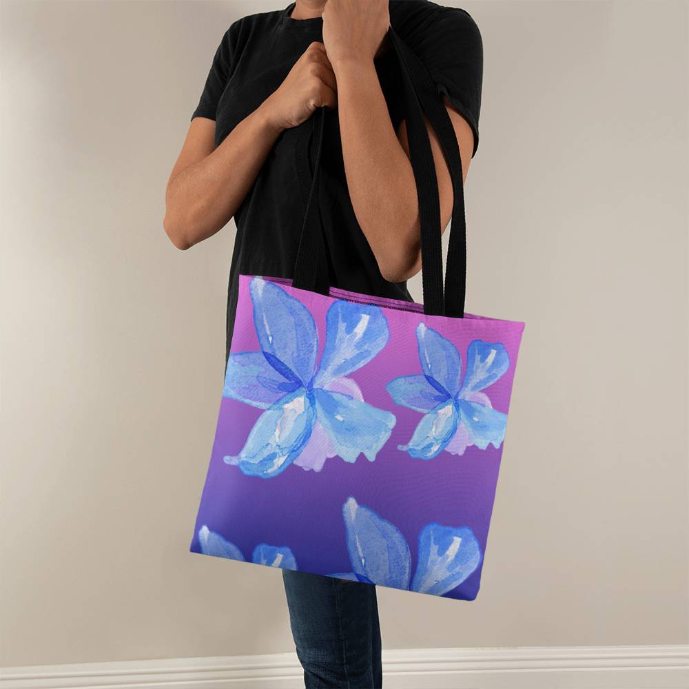 Classic Bag...Blue Flower