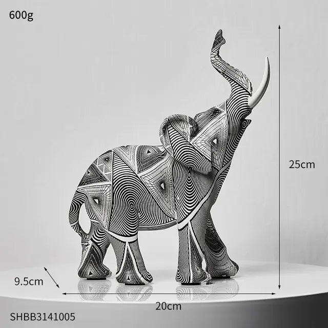 Painting Art Elephant Sculptures & Figurines Modern Decoration